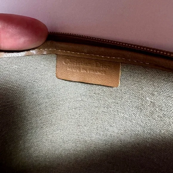 Dior Tan and Brown Women's Makeup Bag - Picture 3 of 4